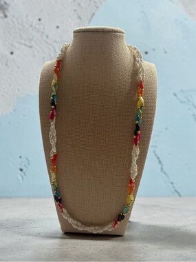 Multicolor Beaded Strand Necklace